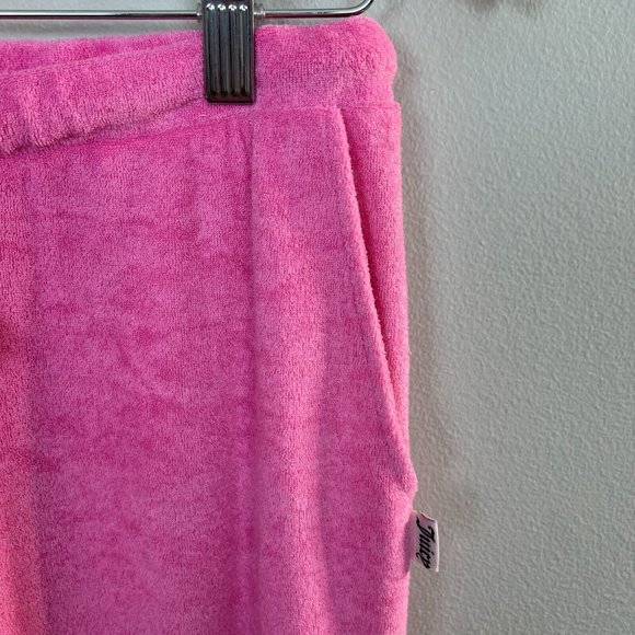 Juicy Couture Sleepwear Jogger Pants‎ Large Pink Studded Drawstring Lounge - Picture 4 of 9